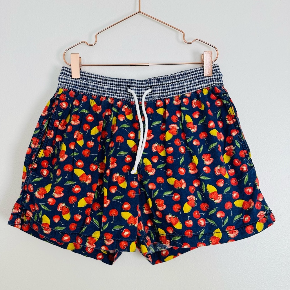 Vilebrequin boys swim trunks fruit print plaid - Picture 3 of 4